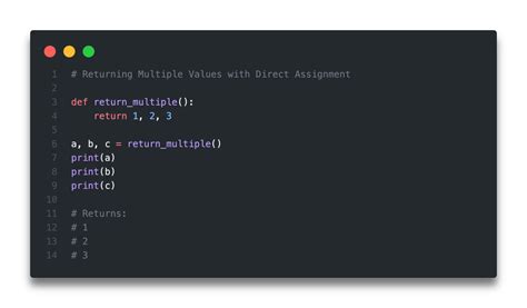 python function with two returns.